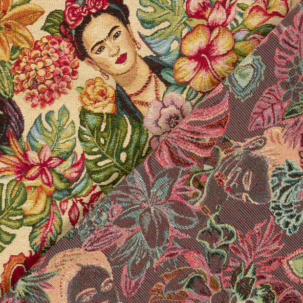 Gobeline fabrik Gesichter Jacquard 
