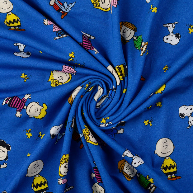 Jersey tissu Bleu clair 