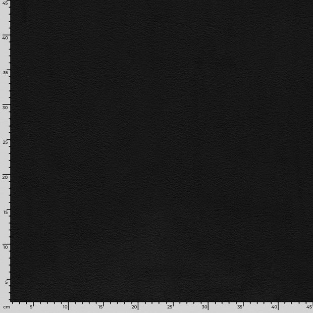 Fleece fabric Melange Black