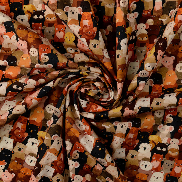 Cotton Poplin fabric Off White 