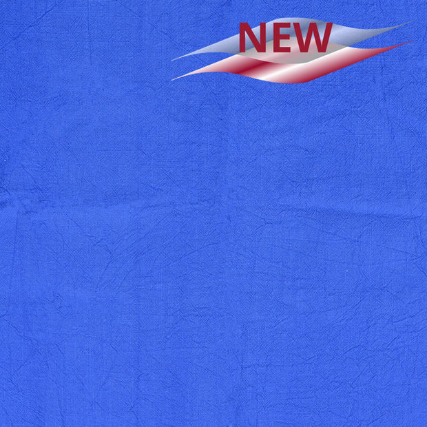 Popeline de Coton tissu Cobalt