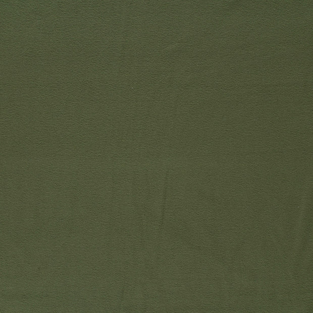 Microfleece fabric Khaki Green soft 