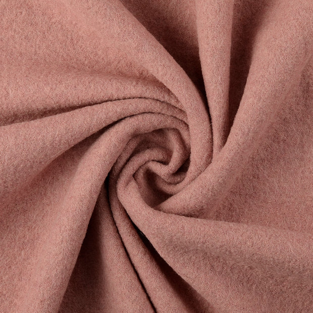 Chiffon en laine tissu Mauve clair mat 