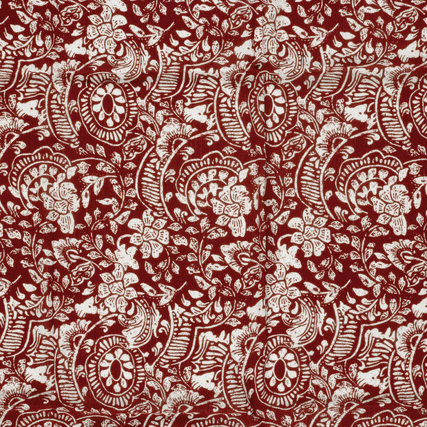 Borken Crepe tissu Bordeaux mat 