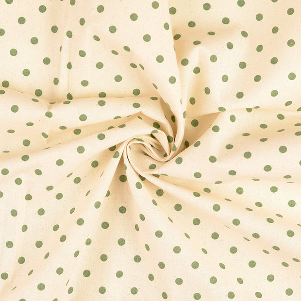 Cretonne tissu Pomme verte 