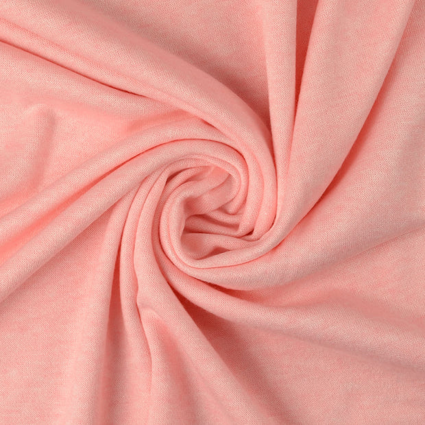 Heavy Knit fabrik Rosa weich 