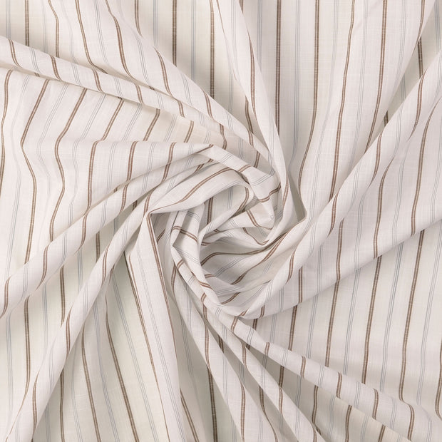 Cotton Poplin fabric brown 
