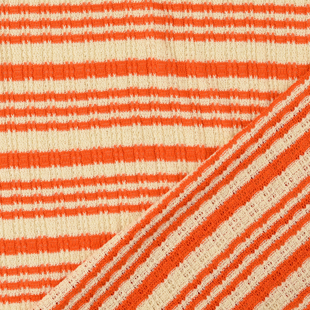 Heavy Knit fabrik orange 