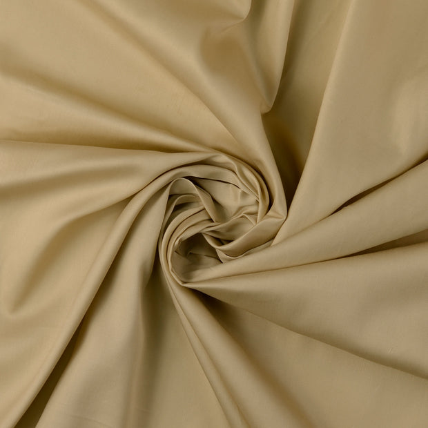 Satin tissu Beige mat 