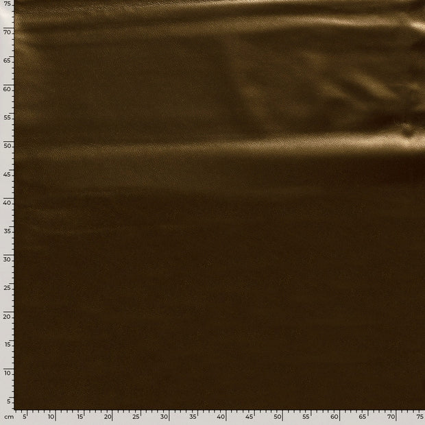 Artificial Leather fabric Unicolour Bronze