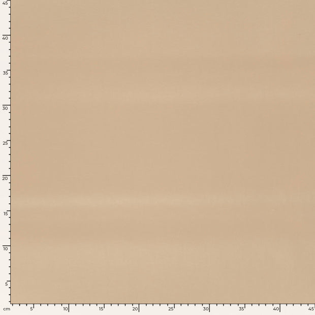 Imitation cuir tissu Unicolore Beige