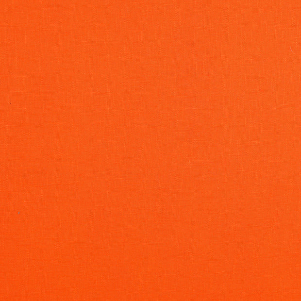 Leinen fabrik Uni orange