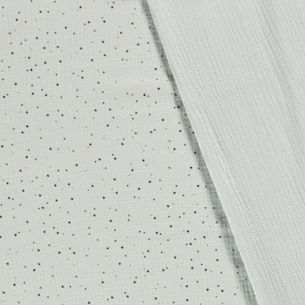 Muslin fabric Dots dew drops 
