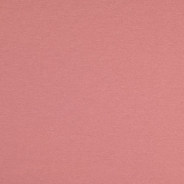 French Terry tissu Unicolore vieux rose