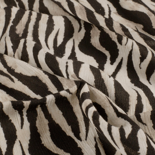 Borken Crepe tissu Abstrait Noir