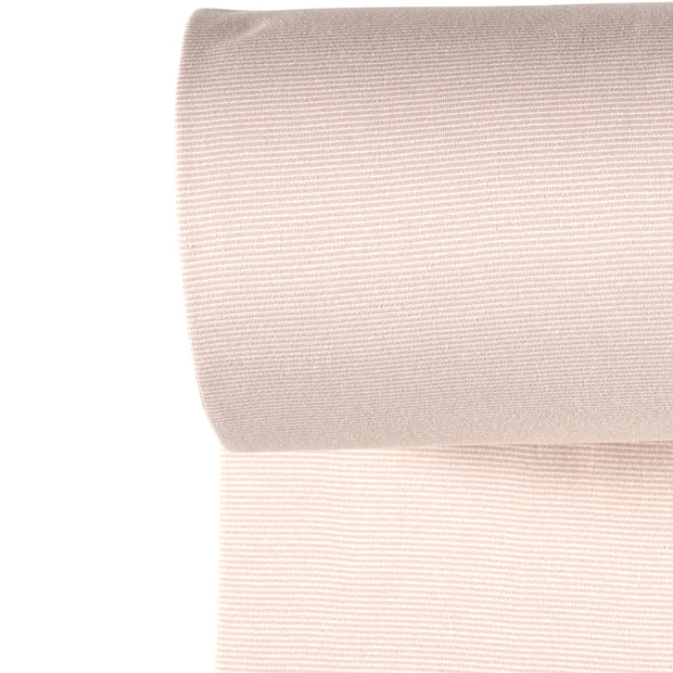 Cuff Material Yarn Dyed fabric Stripes Salmon