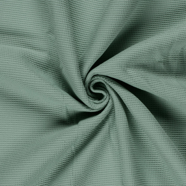 Waffle piqué fabric Ice Mint 