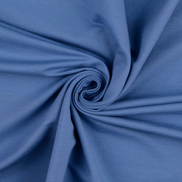 French Terry fabrik Indigoblau gebürstet 