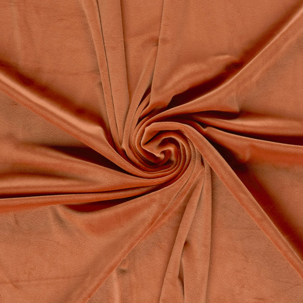 Supersoft Velvet fabrik Ziegel 