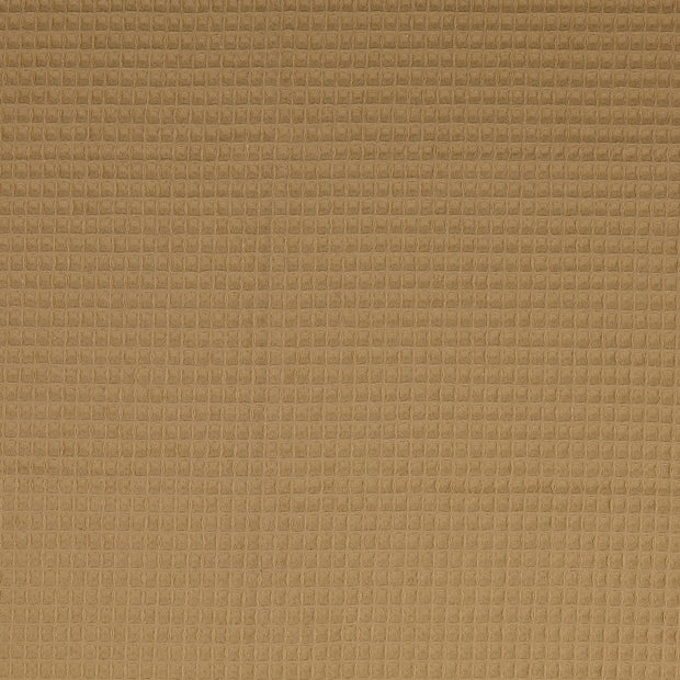 Waffelpiqué fabrik beige matt 