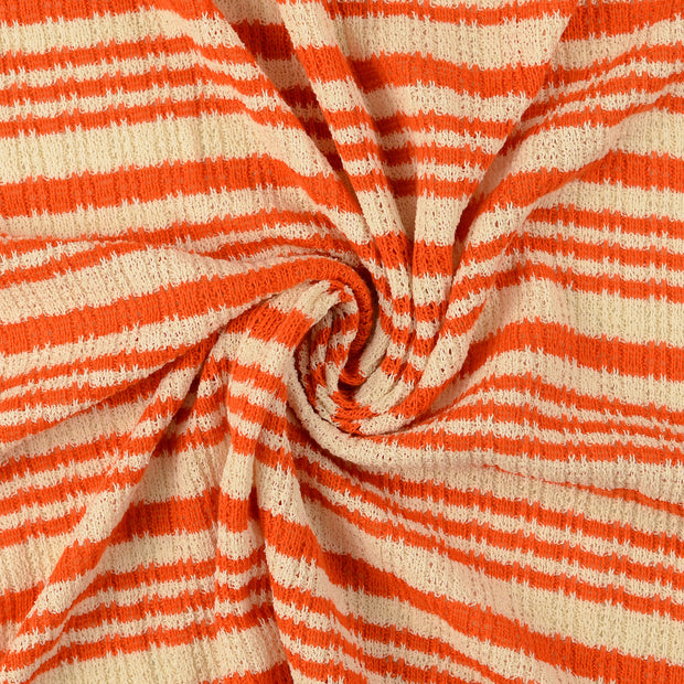 Heavy Knit fabrik orange 