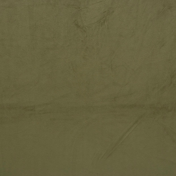 Supersoft Velvet fabric Khaki Green 