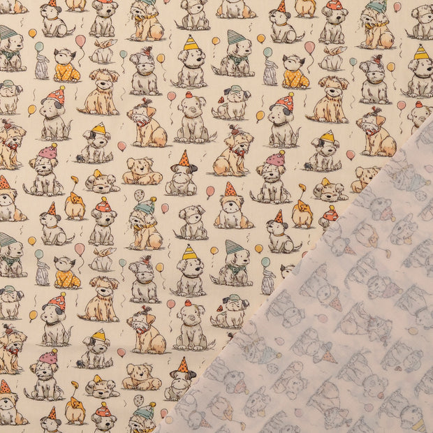 Cotton Poplin fabric Off White 