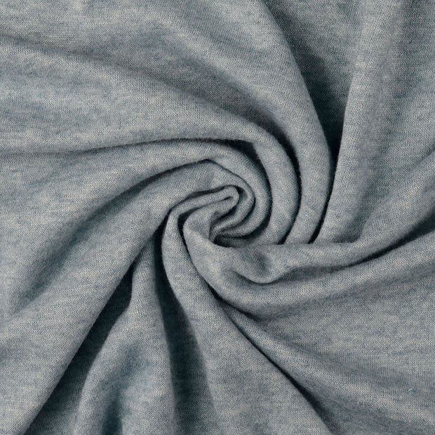 Heavy Knit fabrik Indigoblau weich 
