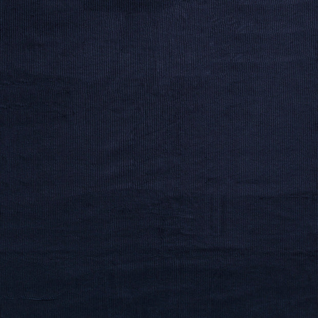 Jumbo Cord Stretch 6w fabric Navy matte 