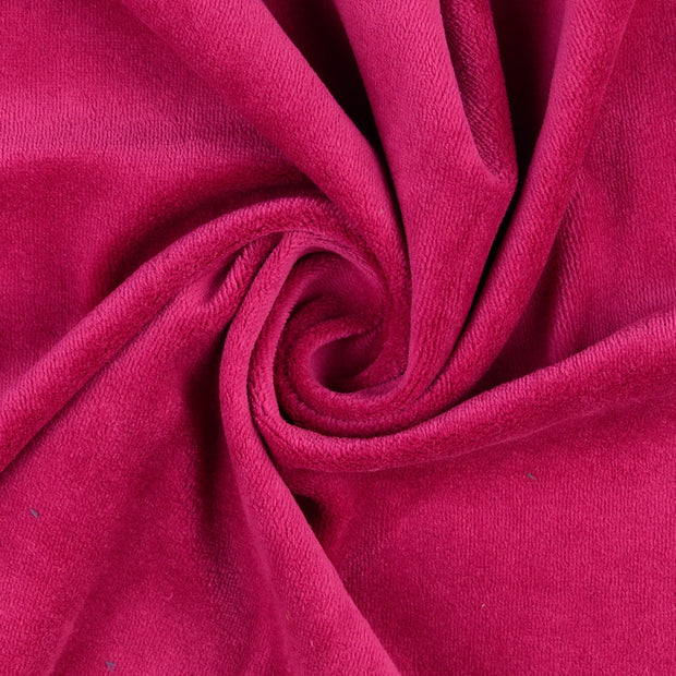 Velours tissu Rose 