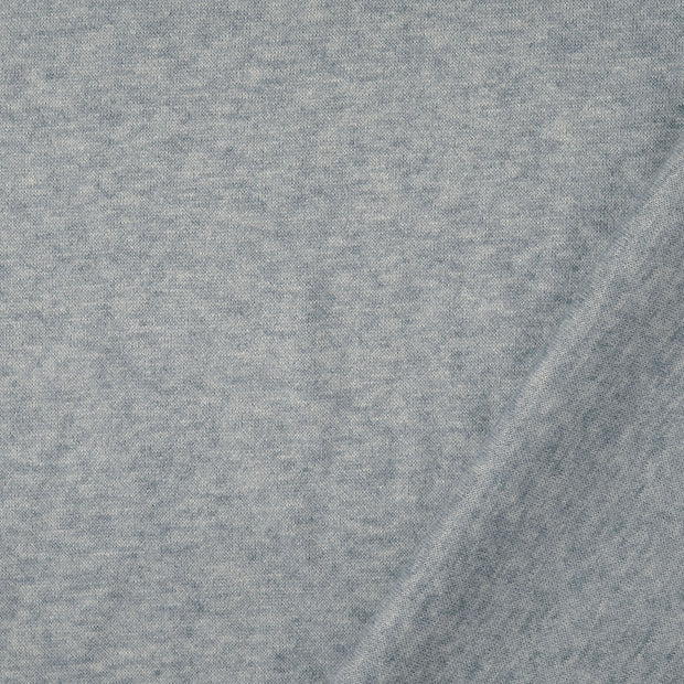 Heavy Knit fabrik Indigoblau gebürstet 