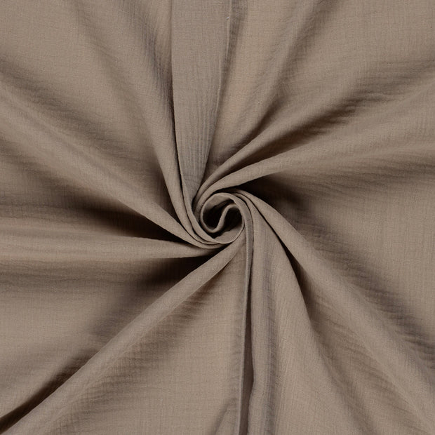 Muslin extra wide fabric Beige 