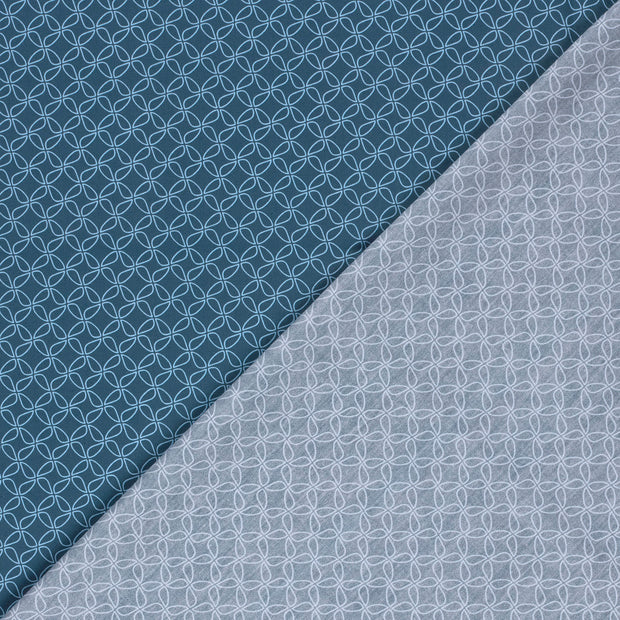 Cotton Poplin fabric Geometric pattern digital printed 