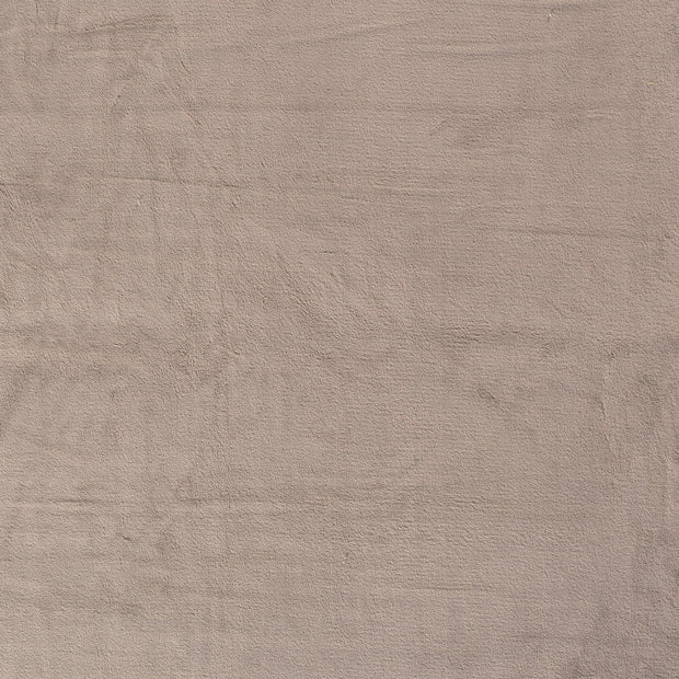 Polaire Doudou tissu Unicolore Beige