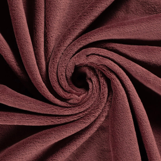 Wellness Fleece fabrik Altrosa weich 