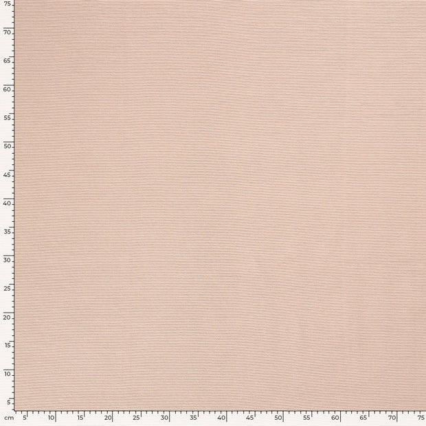 Ottoman jersey fabric Unicolour Salmon