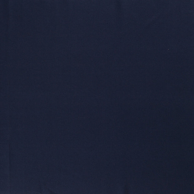 Knitted Waffle fabric Navy matte 