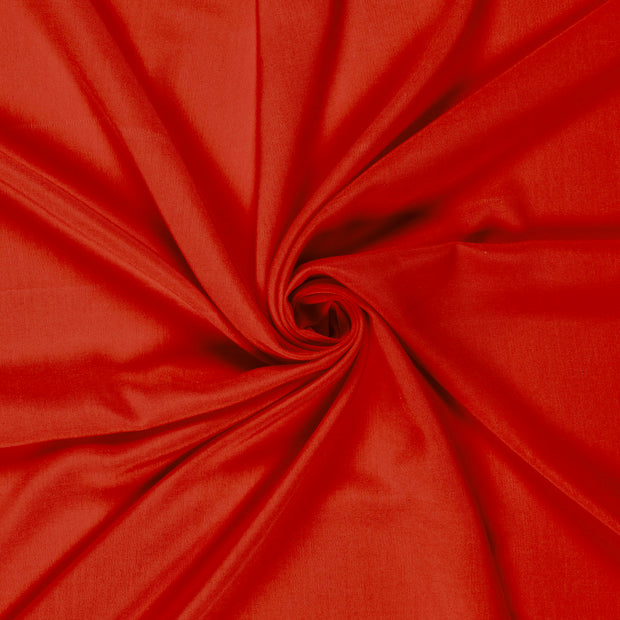 Bamboo Poplin fabric Red 