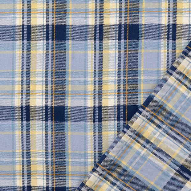 flanelle tissu Bleu bébé brossé 