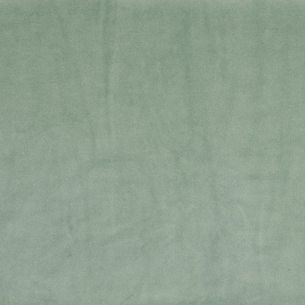 Nicky velours tissu Menthe foncée doux 