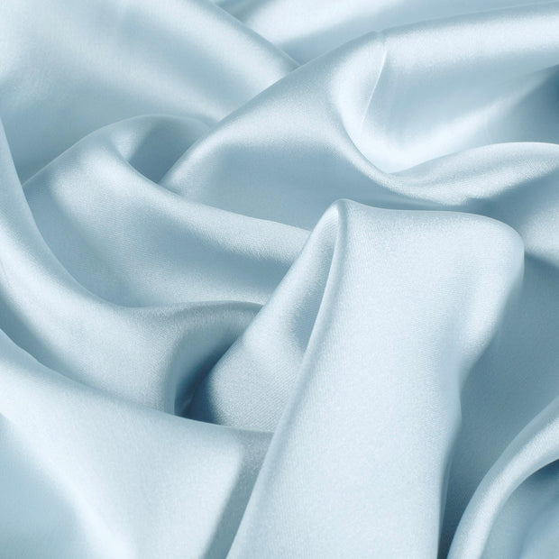 Satin fabric Unicolour Baby Blue