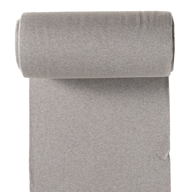 Bord Cote 2x2 Rib tissu Gris clair 
