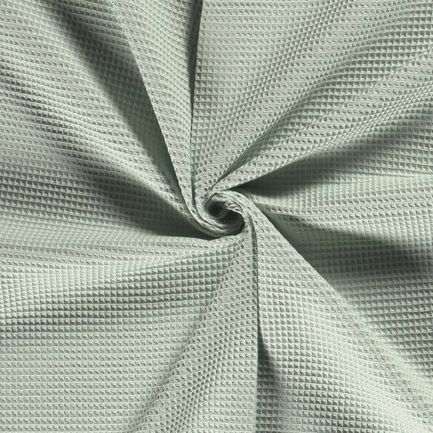 Waffle piqué fabric Mint 