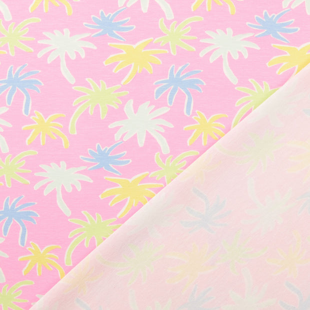 Baumwolle Jersey fabrik Helles Pink bedruckt 