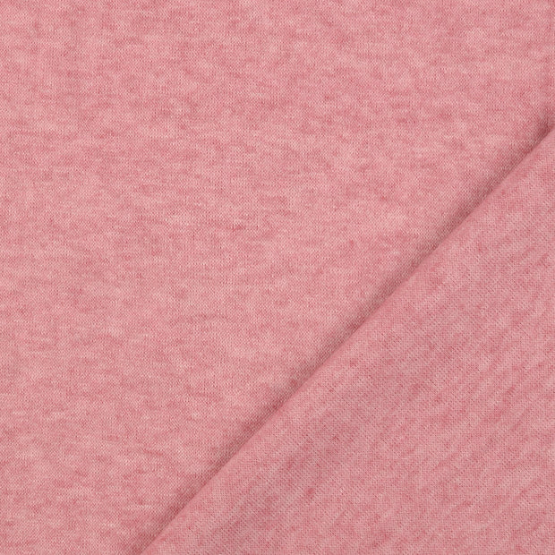 Heavy Knit fabrik Melange gebürstet 