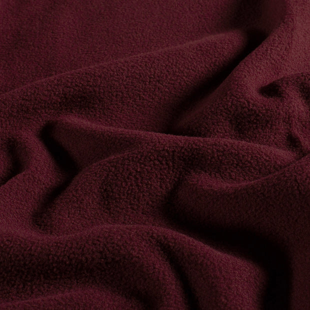Fleece fabric Unicolour Carbon