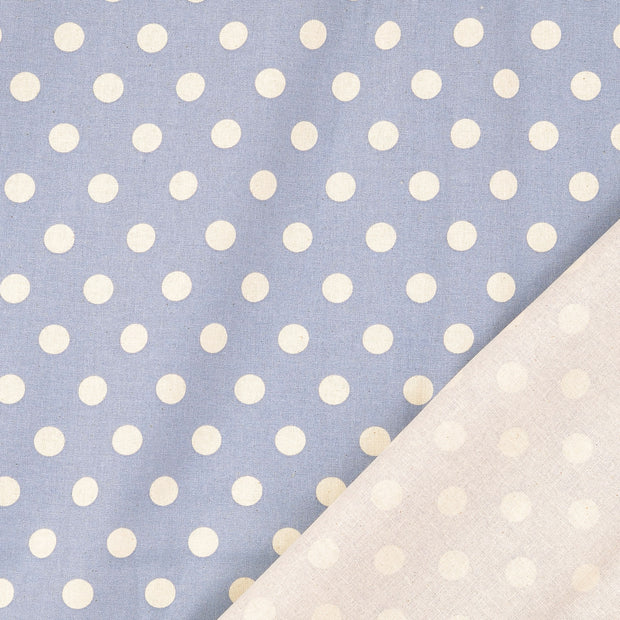Cretonne tissu pois 