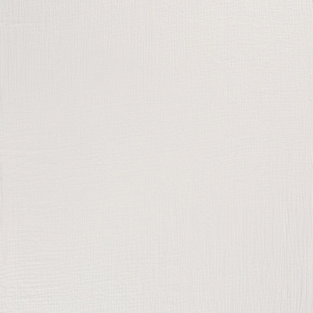 Muslin Triple Layer fabric Off White matte 
