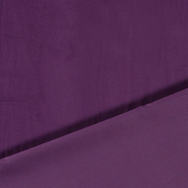 Velours Côtelé bébé 21w tissu Aubergine 