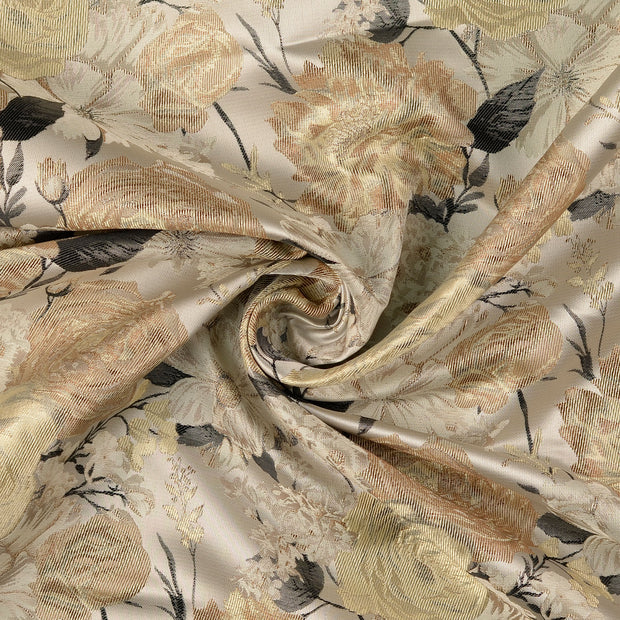 jacquard fabric beige 